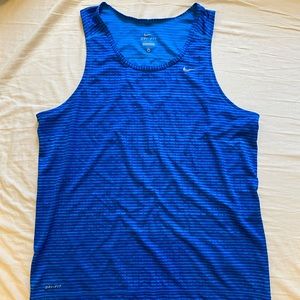 Nike - blue tank top (Men’s) medium